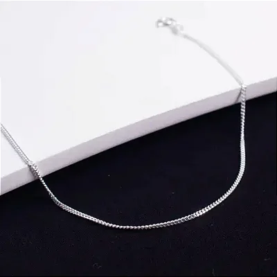 Pulseira Grumet F020 - 21CM- CGR049 ( Prata 925 )