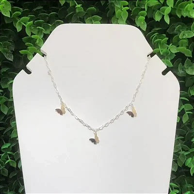 PULSEIRA BORBOLETA 3D CPU012 ( Prata 925 )