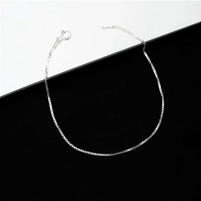 Pulseira Veneziana V19 - 18cm - CV020 ( Prata 925 )