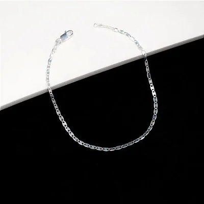 Pulseira Piastrini F020 - 21cm CPA001 ( Prata 925 )