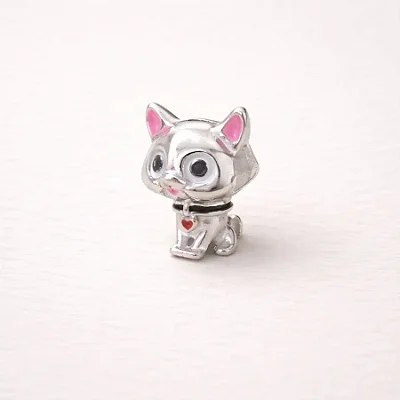Berloque separador gatinho BQ008 ( Prata 925 )
