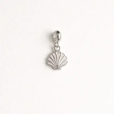 Berloque concha grande BQ089 ( Prata 925 )