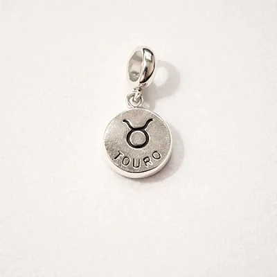 Berloque signo TOURO BQ129 ( Prata 925 )