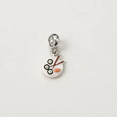 Berloque prato com Sushi BQ147 ( Prata 925 )