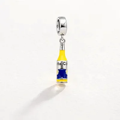 Berloque Long Neck Corona BQ149 ( Prata 925 )