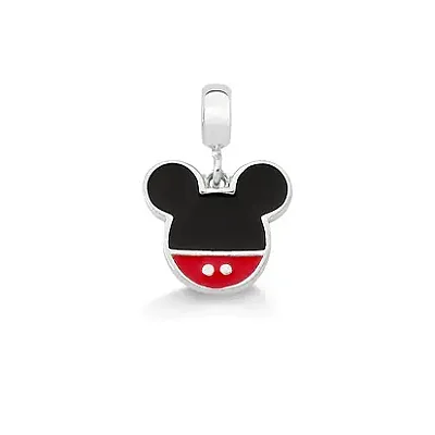 Berloque Mickey pendurado BQ155 ( Prata 925 )