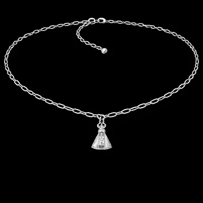 CHOCKER PINGENTE NOSSA SENHORA CCH003 ( Prata 925 )