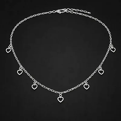 CHOCKER 7 CORAÇÕES CCH004 ( Prata 925 )