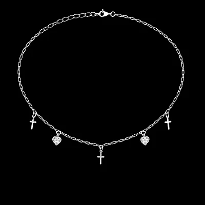 Chocker cruz CCH007 ( Prata 925 )