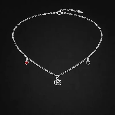 CHOCKER SÍMBOLO FLAMENGO COM PEDRA VERMELHA E PRETA CCH027 ( Prata 925 )