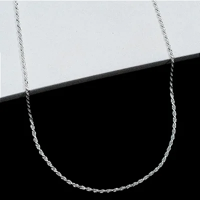 CORRENTE CORDÃO BAIANO - 60 CM CCB005 ( Prata 925 )