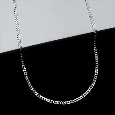 Corrente masculina Grumet F060 - 70CM CGR025 ( Prata 925 )