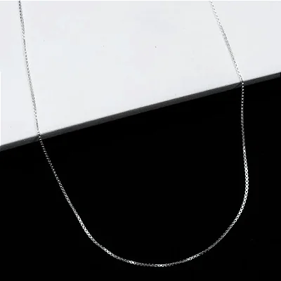 Corrente Veneziana V12 - 60CM CV005 ( Prata 925 )