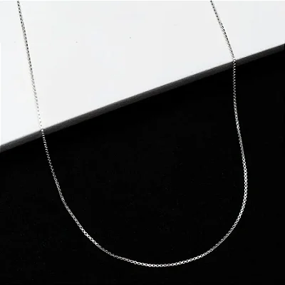 Corrente Veneziana V15 - 60CM CV014 ( Prata 925 )