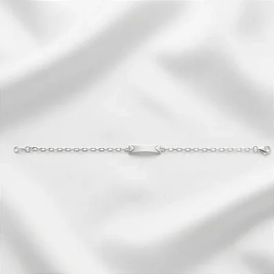 Pulseira berloqueira - 17CM PPA001 ( Prata 925 )
