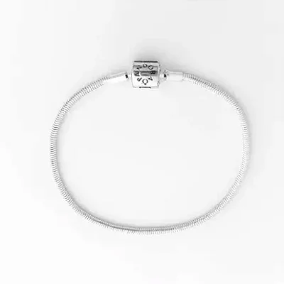 Pulseira pandora fina - 16CM PPA007 ( Prata 925 )