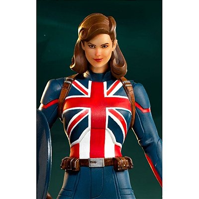 Estátua Captain Carter - What If...? - Marvel - Art Scale 1/10 - Iron Studios