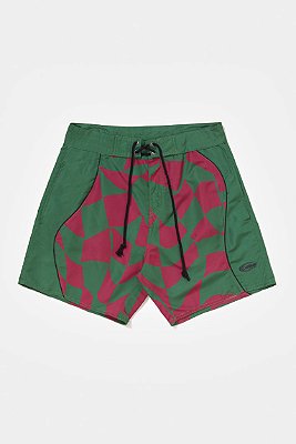 Short Carnan Green Pattern  Boardshort