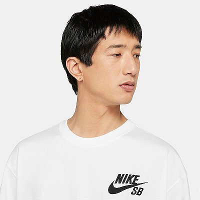 Camiseta Nike SB Logo - Branca