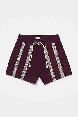 Shorts Carnan Burgundy Boardshorts