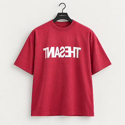 Camiseta The Saint Wide Boxy Inverted - Red
