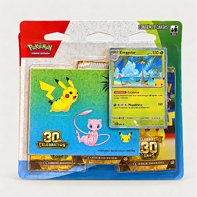 Pokémon TCG: Tech Sticker Collection Alola Exeggutor 30th celebration (pt-br)