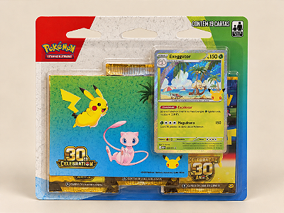 Pokémon TCG: Tech Sticker Collection Alola Exeggutor 30th celebration (pt-br)