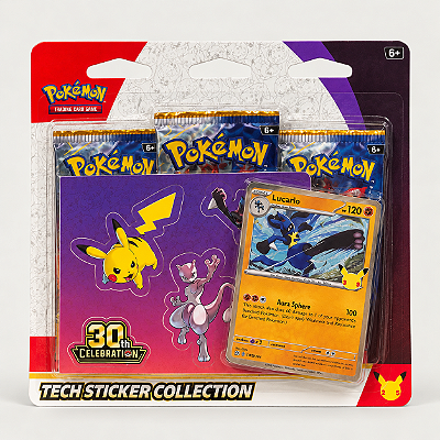 Pokémon TCG: Tech Sticker Collection Lucario 30th celebration (eng-us)