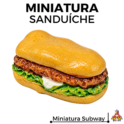 Mininiatura Sanduíche de Frango Subway