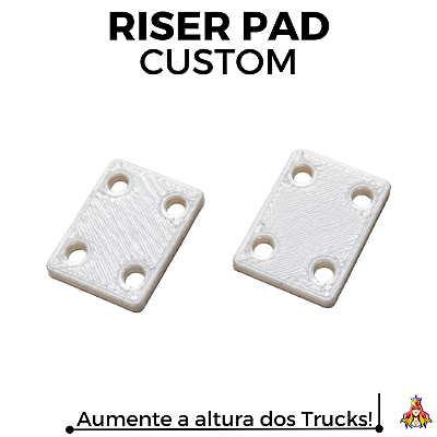 Kit Raiser Pads Custom - Branco