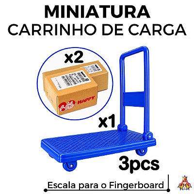 Miniatura Carrinho de Carga Azul