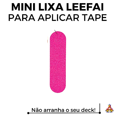Mini Ferramenta Lixa Leefai Para Tapes cor Rosa