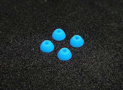 Bushings marca Custom modelo ''Roswell'' 80A (Cone Shape) cor Blue (Moldados)