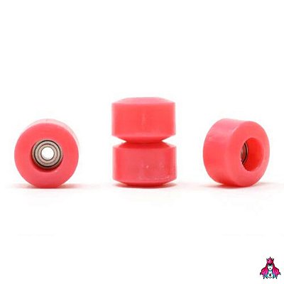 Rodas marca ''Custom'' modelo *APEX*  Resin Mix Cor ''Pinky-red'' (7.7x5.2mm)