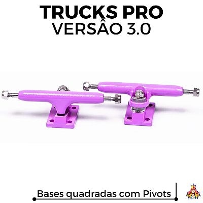 Par de Trucks Custom PRO 3.0 34mm cor Purple