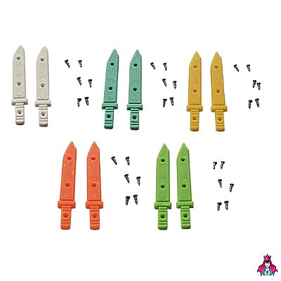 Kit de Boardrails C/ Parafusos marca *Custom* modelo  ''Sword''  **Diversas Cores**