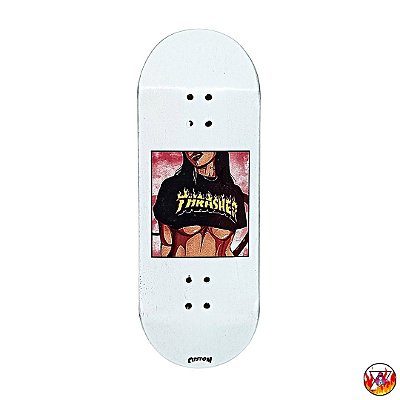 Deck Ultimate Series *Custom Collab Emerald* modelo ''Thrasher Girl''  *Heat-Transfer* (100% Maple)