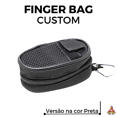 Finger Bag da marca Custom cor Preta