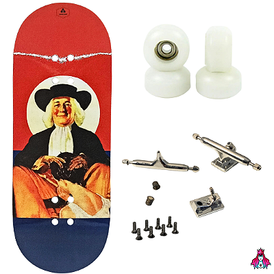 Fingerboard Performance Completo 34mm - Deck Custom + Trucks PRO 3.0 + Rodas CNC' V2 Street + Tape Alien Stardust II