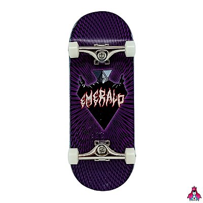 Setup Completo Deck Emerald ''Amadeus'' 34x97mm + Rodas Alien Apex 75D + Truck Leefai 34mm Silver + Tape Custom + Pivot Cups