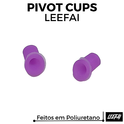 Par Pivot Cups Leefai Poliuretano cor Roxo