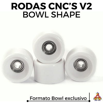Rodas Custom CNC V2 Bowl Shape - White