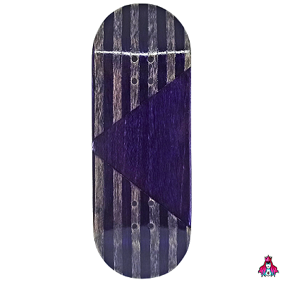 Deck marca Custom linha *Obscure* Split-Ply (33.5x96mm)(6.8g)(Popsicle Shape)(Collab D'oh) + Tape Alien V2