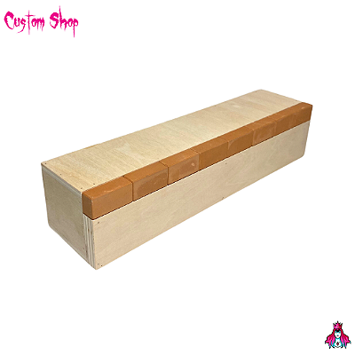 Obstáculo marca ''Custom'' modelo *Brick-Box* (Wood Series)