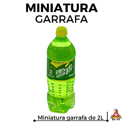Miniatura Garrafa Refrigerante Verde 2l