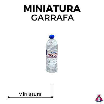 Miniatura Garrafa de Agua Evian