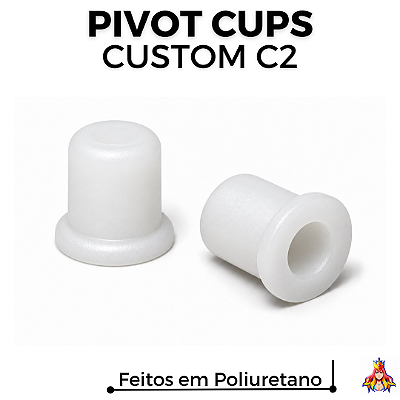 Par Pivot Cups Custom C2 cor Branco