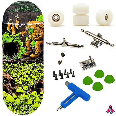 Fingerboard Premium Completo - Custom - 34mm - Cave Troll