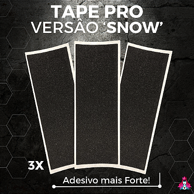3x Pack de Tape marca Custom modelo *Snow* (3 Unidades)