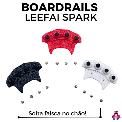 Kit de Boardrail para Kicks marca Leefai modelo ''Spark'' (Solta faísca) C/ Parafusos